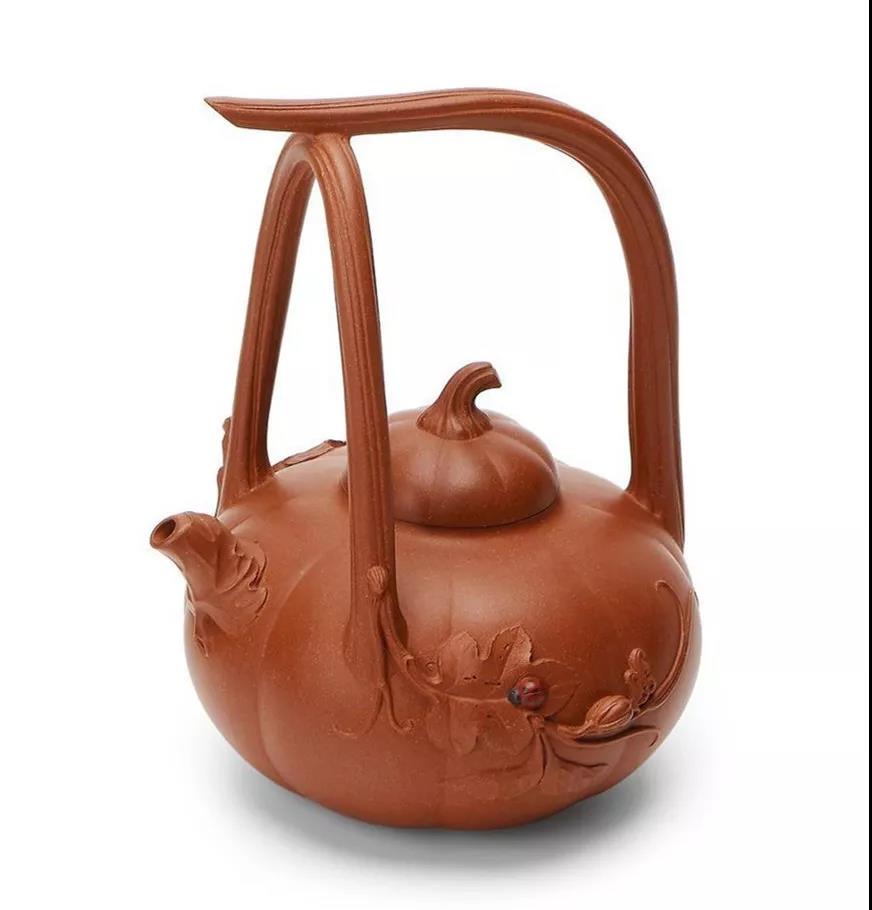 10種最美花器提梁壺，精美別致雕花紫砂壺!