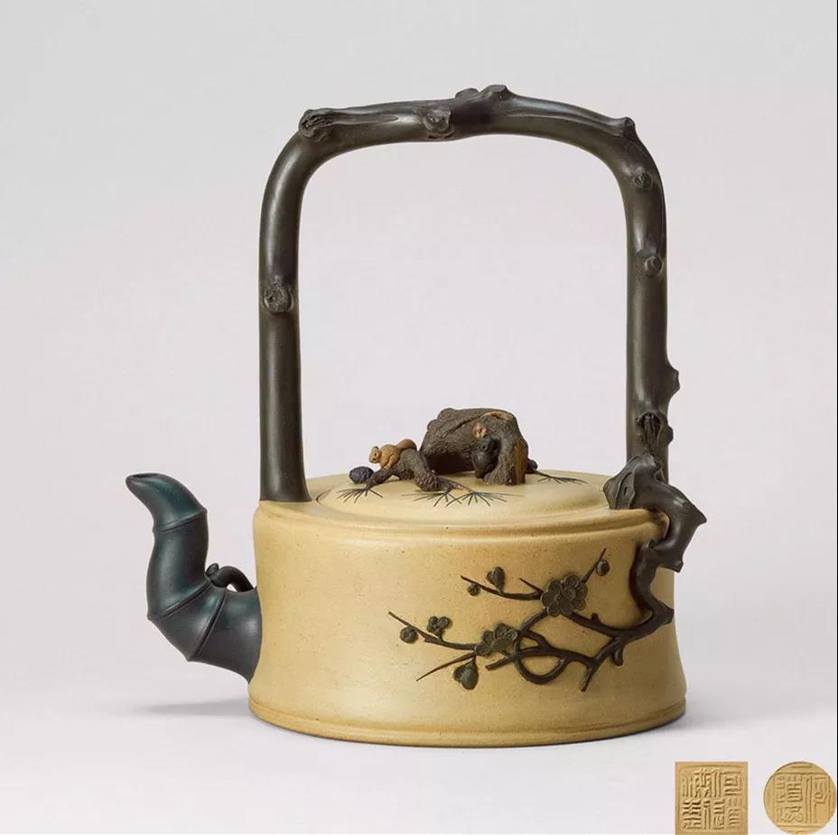 10種最美花器提梁壺，精美別致雕花紫砂壺!